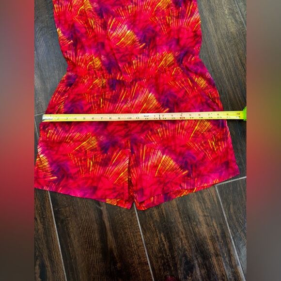 KAVU WOMEN'S LANDRY Sleeveless sz l Kavu Landry Sleeveless Romper Coral Flash - Picture 12 of 16